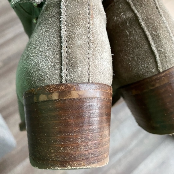 J Crew Parker Shearling Suede Ankle Boots Booties Sz 7.5 - Picture 14 of 15